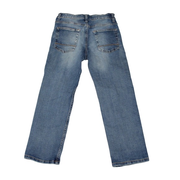Cat Jack Kids Straight Leg Jeans Medium Wash Stretch Size 10 Adjustable Waist - Picture 2 of 8